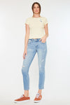 Isabella Essentials Mid Rise Slim Straight