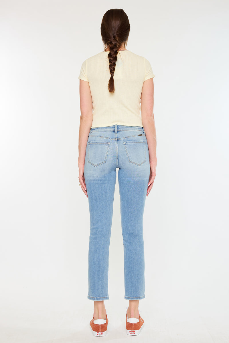 Isabella Essentials Mid Rise Slim Straight - Official Kancan USA