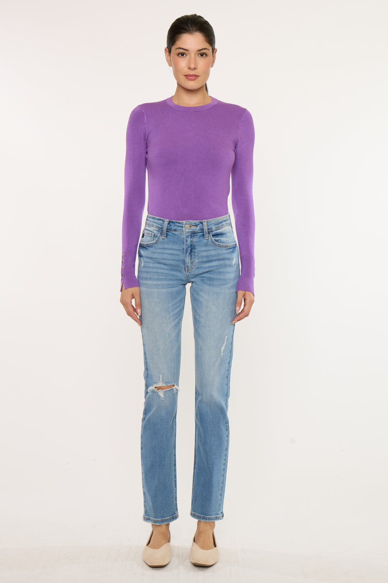 Florence Essentials High Rise Slim Straight - Official Kancan USA