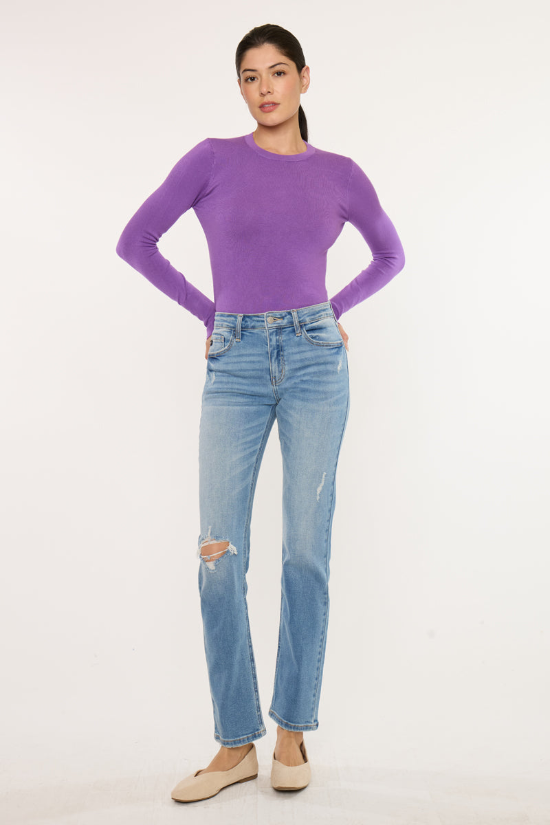 Florence Essentials High Rise Slim Straight - Official Kancan USA