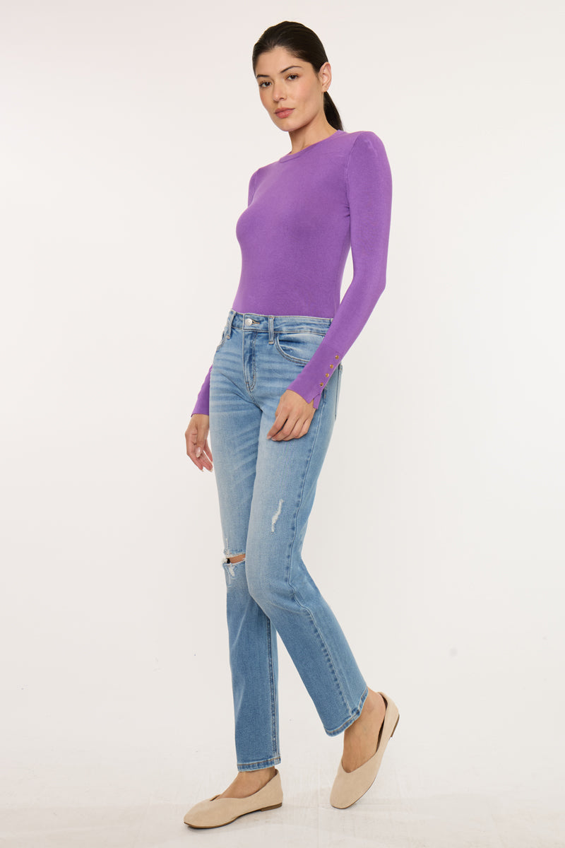 Florence Essentials High Rise Slim Straight - Official Kancan USA