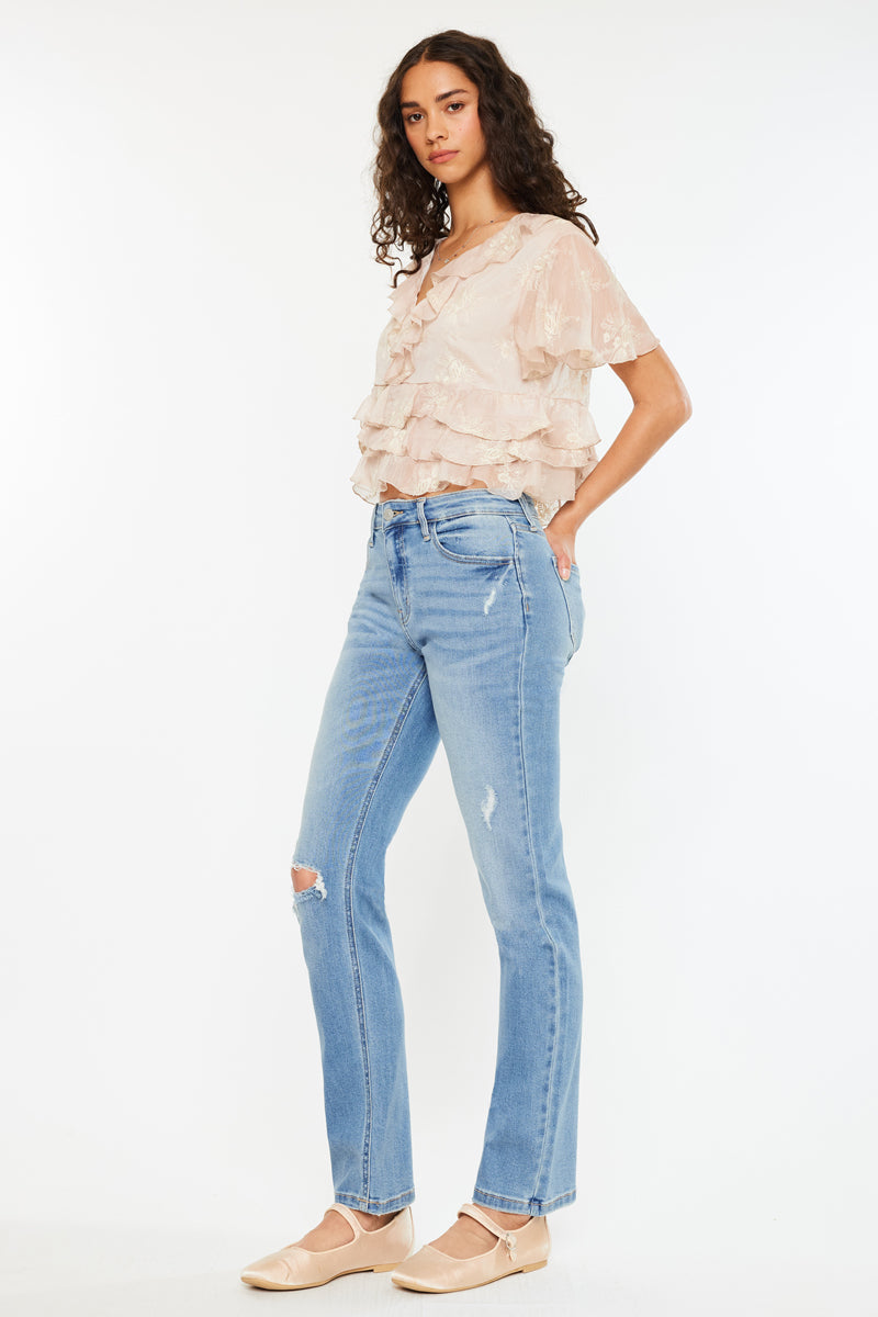 Florence Essentials High Rise Slim Straight - Official Kancan USA