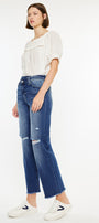 Mollie High Rise 90's Criss Cross Jeans - Official Kancan USA
