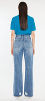 Debra High Rise 90's Criss Cross Straight Jeans - Official Kancan USA