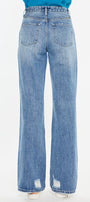 Debra High Rise 90's Criss Cross Straight Jeans - Official Kancan USA