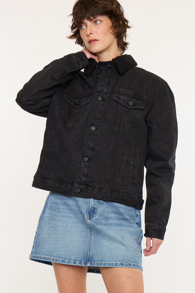 Sonny Sherpa Trucker Jacket | Button-Down | Rigid | Kancan USA