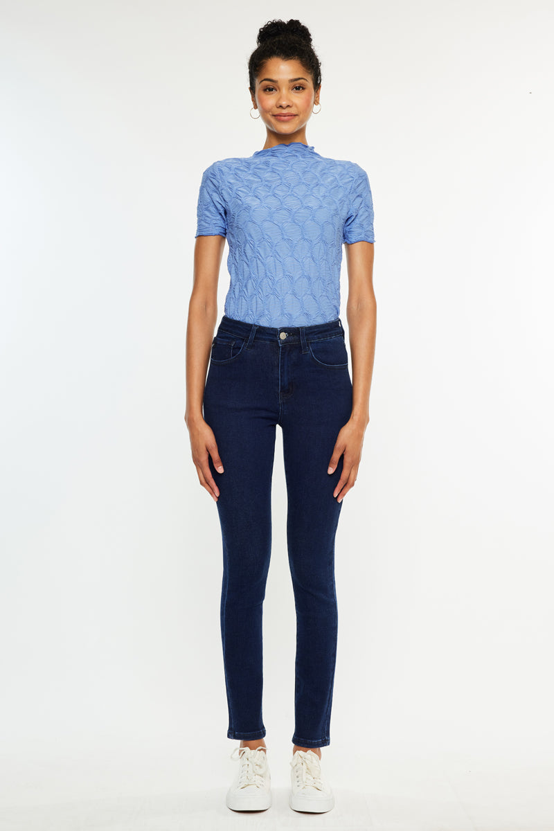 Bev Essentials High Rise Ankle Skinny Jeans - Official Kancan USA