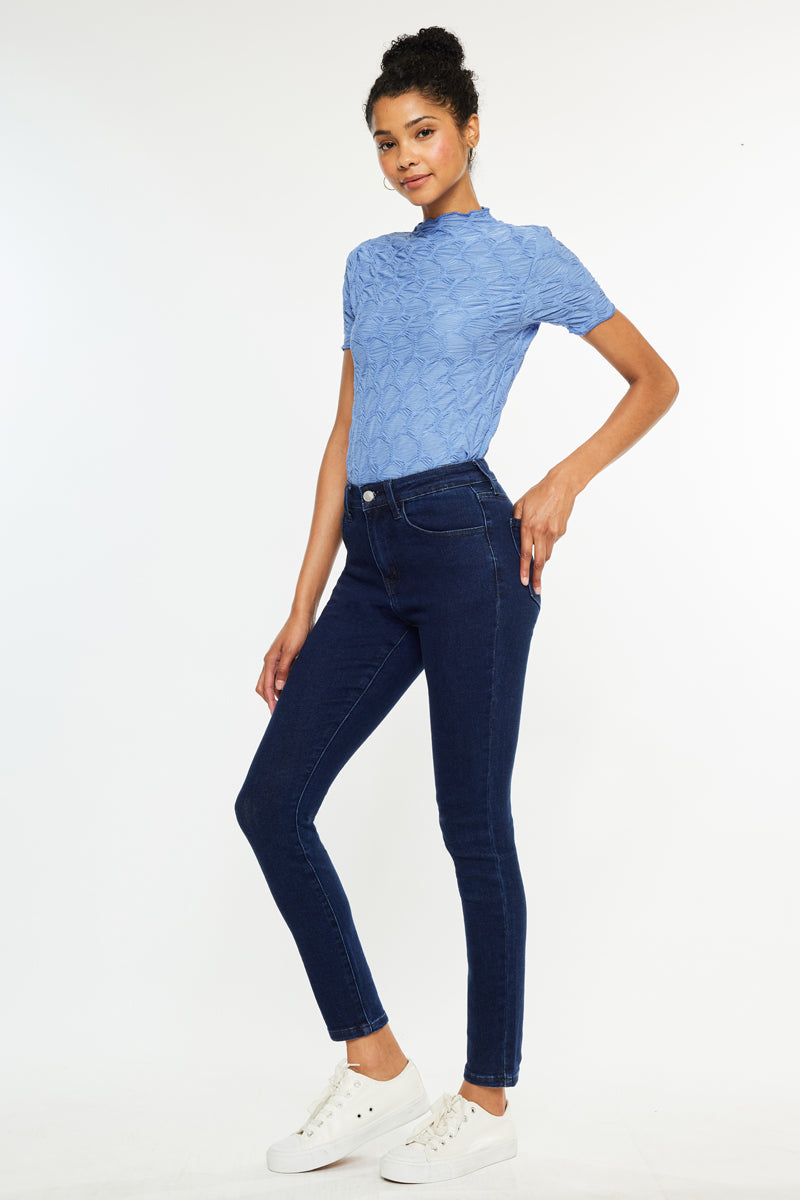 Bev Essentials High Rise Ankle Skinny Jeans - Official Kancan USA