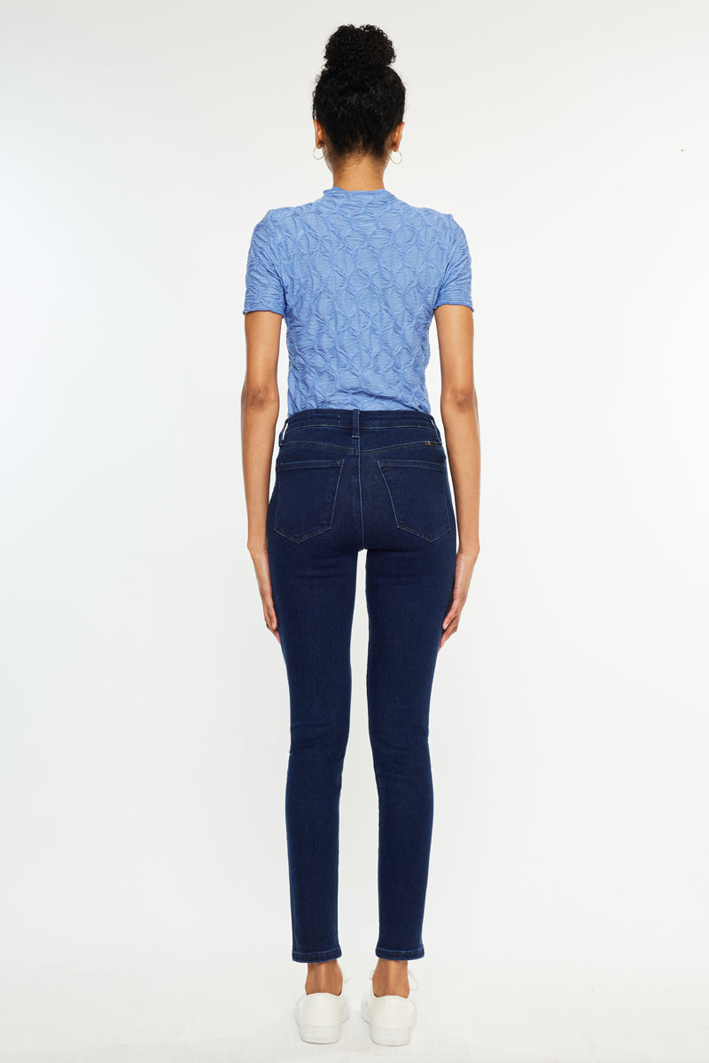 Bev Essentials High Rise Ankle Skinny Jeans - Official Kancan USA