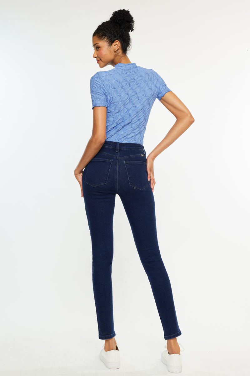 Bev Essentials High Rise Ankle Skinny Jeans - Official Kancan USA