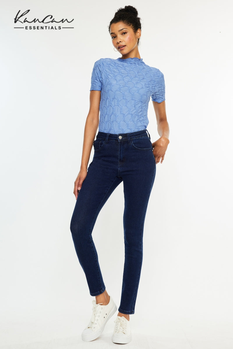 Bev Essentials High Rise Ankle Skinny Jeans