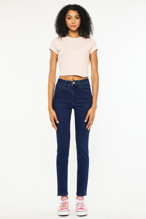 Bev High Rise Ankle Skinny Jeans - Official Kancan USA