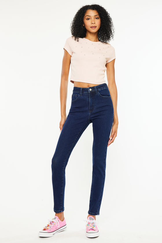 Bev High Rise Ankle Skinny Jeans - Official Kancan USA