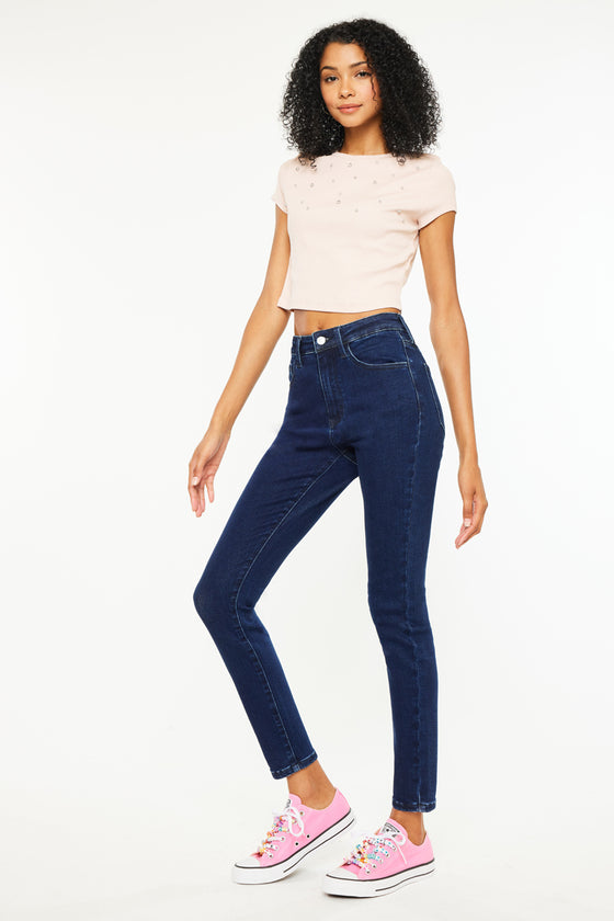 Bev High Rise Ankle Skinny Jeans - Official Kancan USA