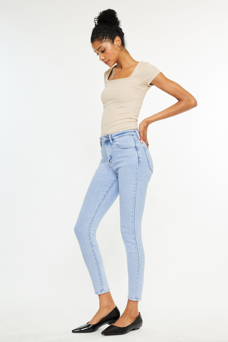 Bev Essentials High Rise Ankle Skinny Jeans - Official Kancan USA