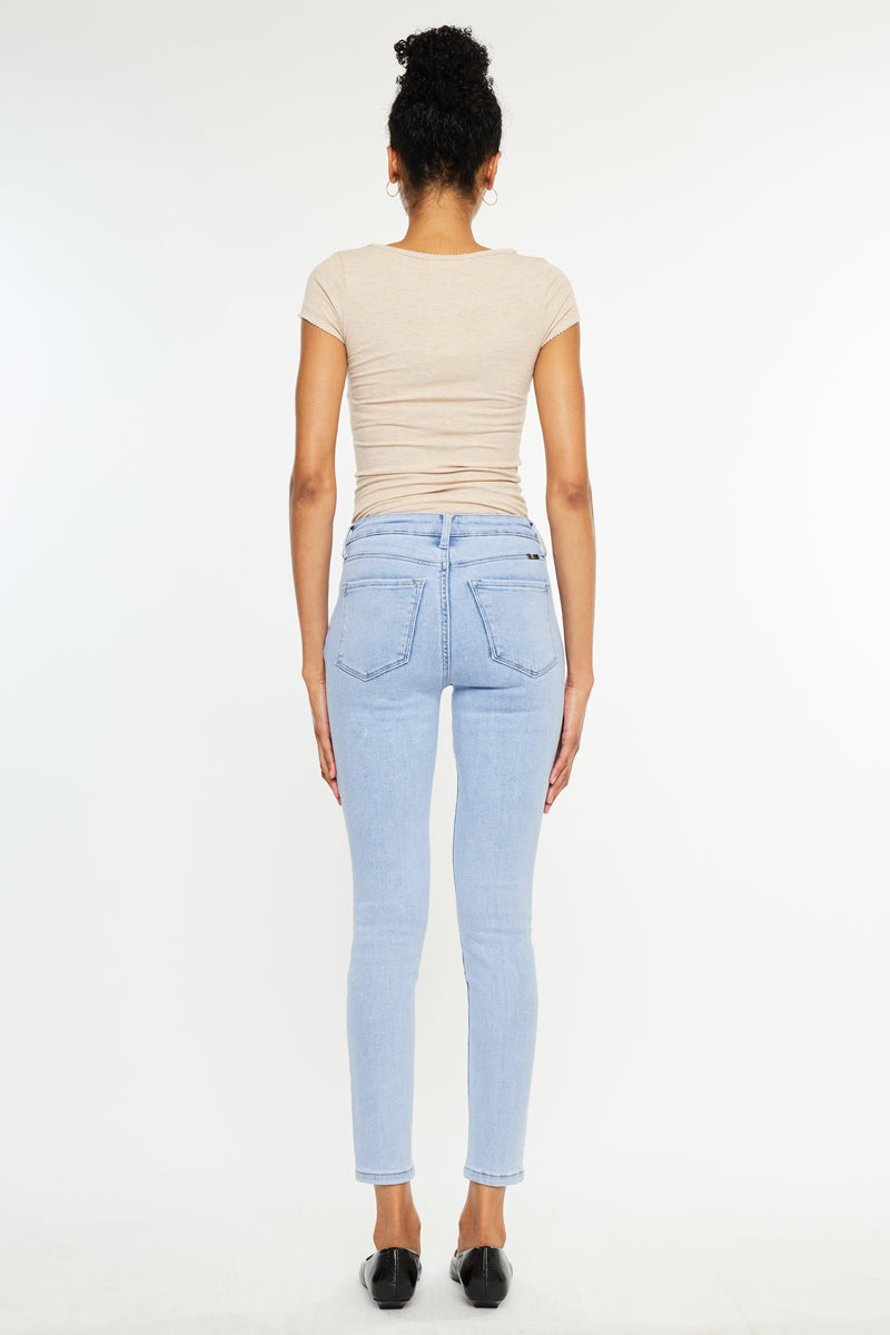 Bev Essentials High Rise Ankle Skinny Jeans - Official Kancan USA