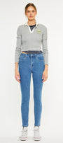 Bev Essentials High Rise Ankle Skinny Jeans - Official Kancan USA