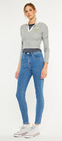 Bev Essentials High Rise Ankle Skinny Jeans - Official Kancan USA