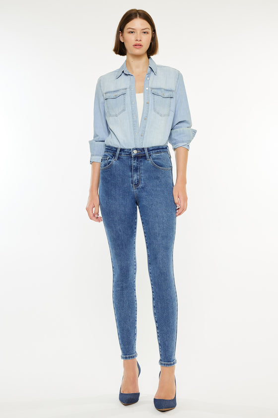 Bev High Rise Ankle Skinny Jeans - Official Kancan USA