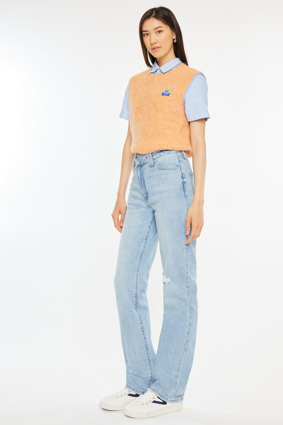 Minni 90's High Rise Straight Leg Jeans - Official Kancan USA