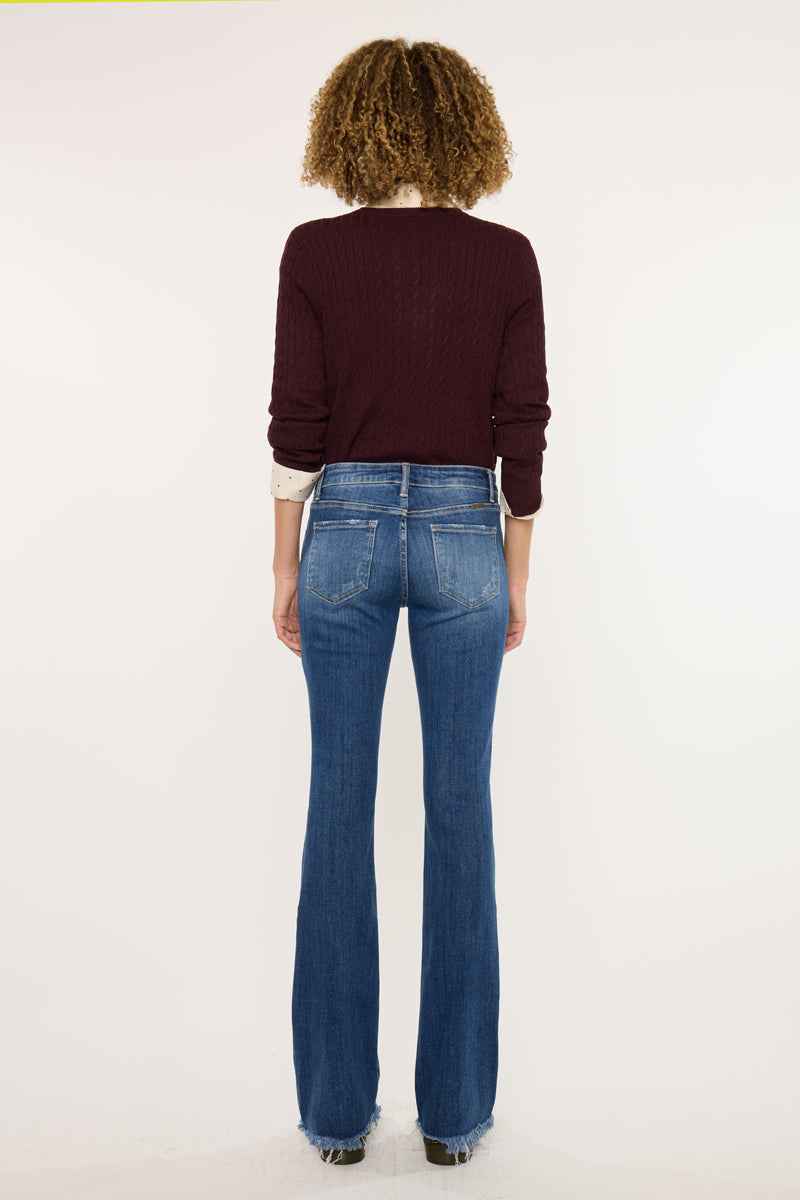Mia Essentials Low Rise Baby Bootcut Jeans - Official Kancan USA