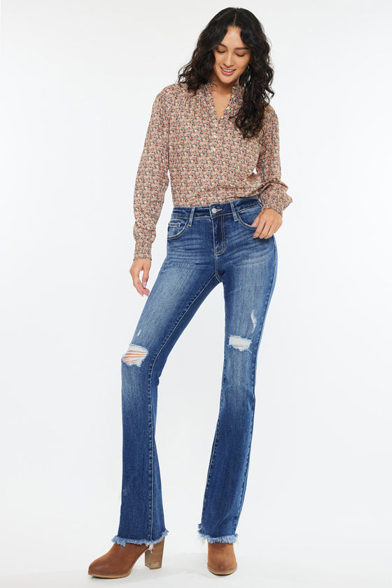 Mia Low Rise Baby Bootcut Jeans - Official Kancan USA