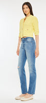 Diana High Rise Slim Straight Jeans - Official Kancan USA