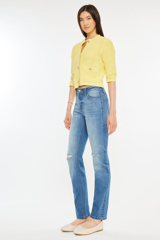 Diana High Rise Slim Straight Jeans - Official Kancan USA