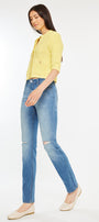 Diana High Rise Slim Straight Jeans - Official Kancan USA