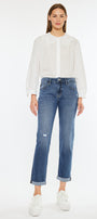 Pamela Mid Rise Slim Straight Jean - Official Kancan USA