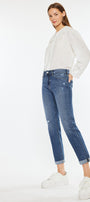 Pamela Mid Rise Slim Straight Jean - Official Kancan USA