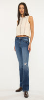 Brooklyn Essentials High Rise Skinny Bootcut Jeans - Official Kancan USA