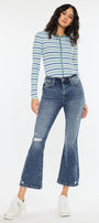 Miley High Rise Cropped Flare Jeans - Official Kancan USA