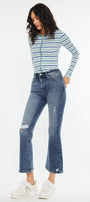 Miley High Rise Cropped Flare Jeans - Official Kancan USA