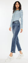 Miley High Rise Cropped Flare Jeans - Official Kancan USA
