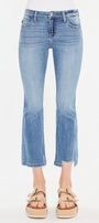 Savanna Mid Rise Cropped Flare Jean - Official Kancan USA
