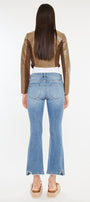 Savanna Mid Rise Cropped Flare Jean - Official Kancan USA