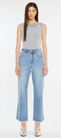Bri High Rise Slim Wide Leg Jeans - Official Kancan USA