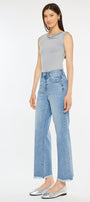 Bri High Rise Slim Wide Leg Jeans - Official Kancan USA
