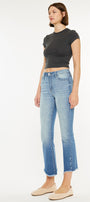 Lenny High Rise Cropped Jeans - Official Kancan USA