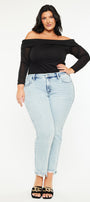 Primm Mid Rise Crop Straight (Plus Size) - Official Kancan USA