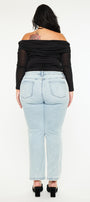 Primm Mid Rise Crop Straight (Plus Size) - Official Kancan USA