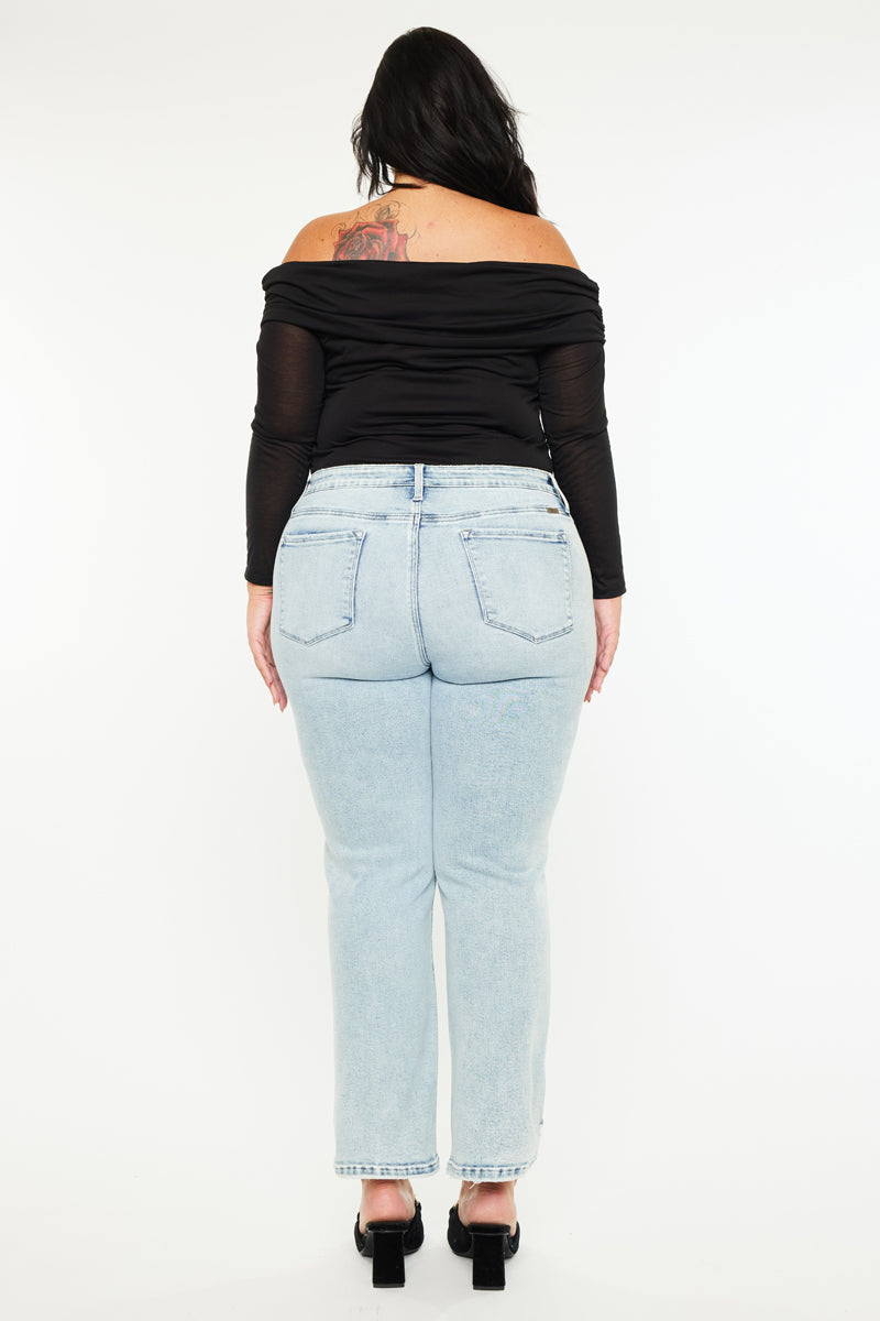 Primm Mid Rise Crop Straight (Plus Size) - Official Kancan USA