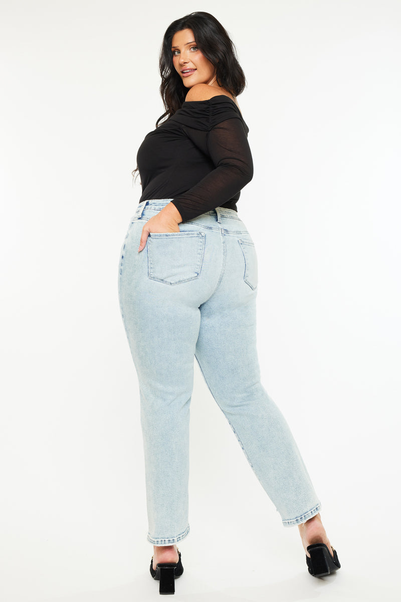 Primm Mid Rise Crop Straight (Plus Size) - Official Kancan USA