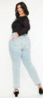Primm Mid Rise Crop Straight (Plus Size) - Official Kancan USA