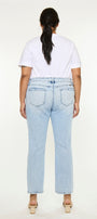 Primm Essentials Mid Rise Crop Straight (Plus Size) - Official Kancan USA