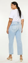 Primm Essentials Mid Rise Crop Straight (Plus Size) - Official Kancan USA