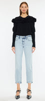 Pam Mid Rise Crop Straight - Official Kancan USA