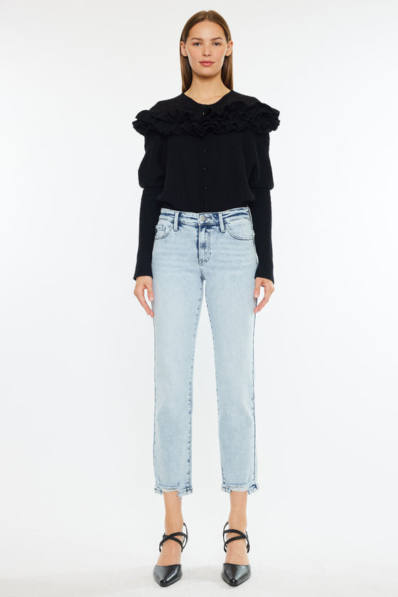 Pam Mid Rise Crop Straight - Official Kancan USA