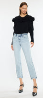 Pam Mid Rise Crop Straight - Official Kancan USA